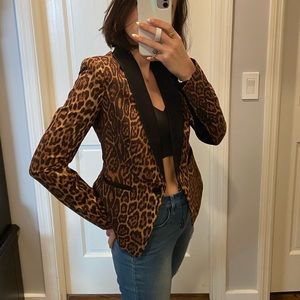 Bcbg - Leopard/Cheetah Print Blazer - image 1